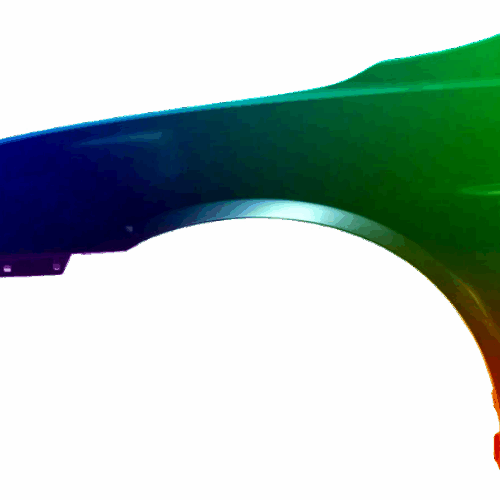 Mitsubishi Lancer (CY0) Levý blatník Od roku 2007 Všechny barvy