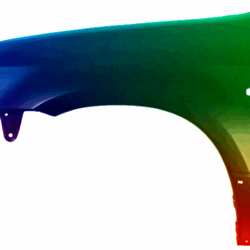 Mitsubishi Outlander (CU0W) levé křídlo 2003-2007 Libovolná barva