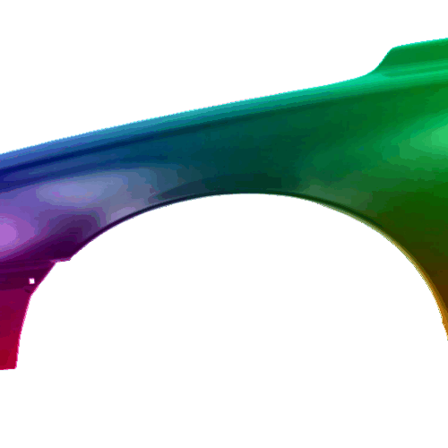 Levé křídlo Volvo S60 (RS) 2000-2004 Libovolná barva