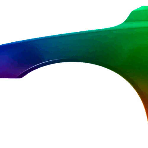 Levý blatník Volvo V70 (BW) Od roku 2007 Všechny barvy