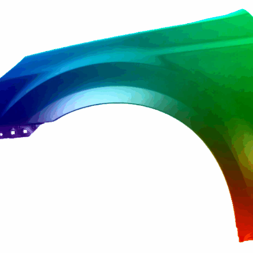 Levý blatník Vhodné pro Subaru Legacy (BM/BR) 2009-2014 Libovolná barva