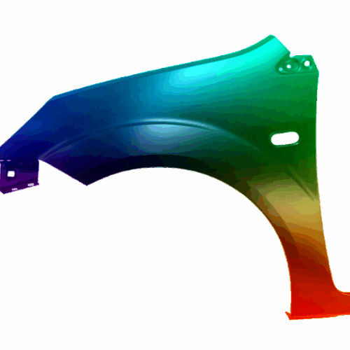 Levé křídlo Ford Fiesta Mk 6 2002-2008 Libovolná barva