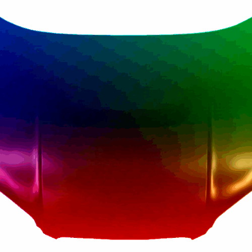 Kapota motoru vhodná pro Subaru Impreza (GD/GG) 2003-2005, jakákoli barva