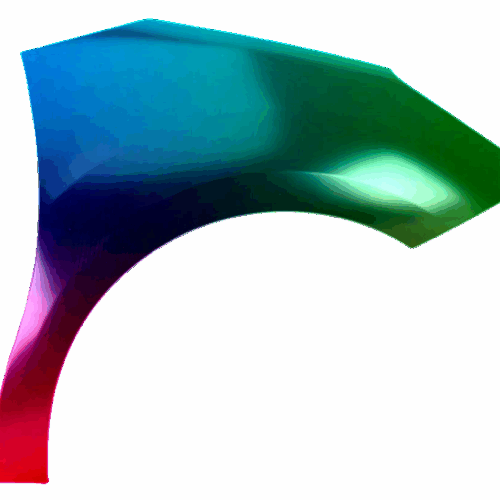DS 3 Pravý blatník od 2015 Jakákoli barva