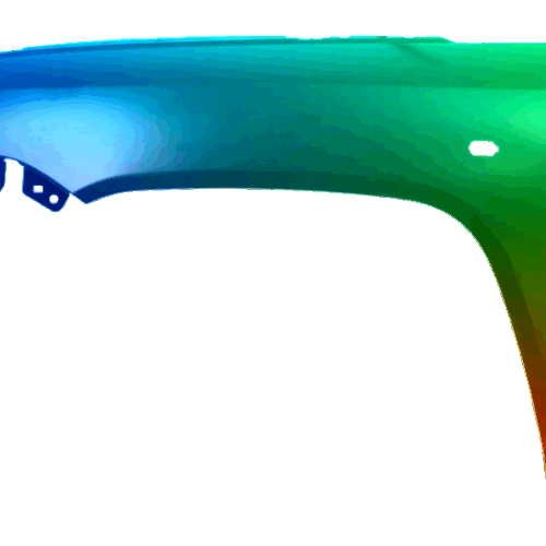 Levý blatník pro Jeep Compass (PK) 2011-2017 lakovaný v požadované barvě