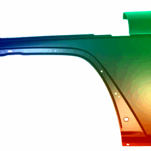 Levý blatník Jeep Wrangler (JK) od roku 2006 Libovolná barva
