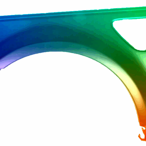 Levé křídlo Land Rover Range Rover Sport (LS) 2009-2013 Libovolná barva