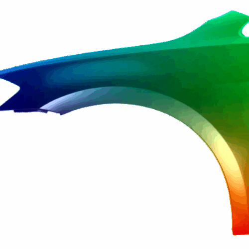 Levé křídlo VW Golf VII Od roku 2017 Libovolná barva