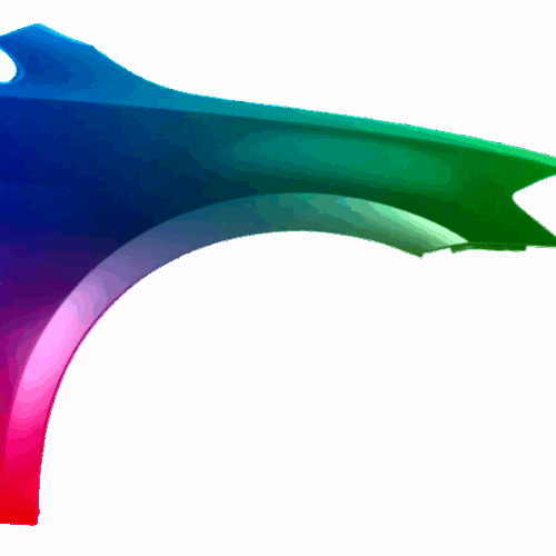 Pravé křídlo VW Golf VII Od roku 2017 Libovolná barva