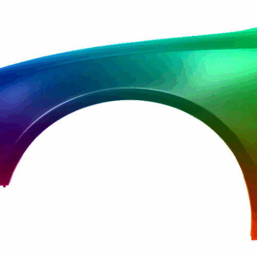 Levý blatník Audi A5/S5 (B8) 2007-2011 Libovolná barva